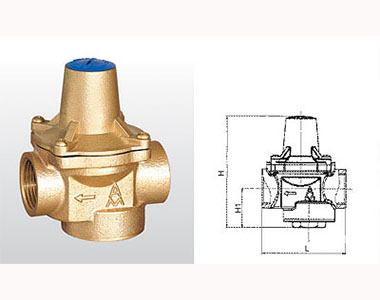 腾博tengbo9885官网黄铜可调式减压阀结构图 腾博tengbo9885官网黄铜可调式减压阀结构图