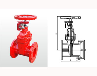 腾博tengbo9885官网消防信号闸阀结构图 腾博tengbo9885官网消防信号闸阀结构图
